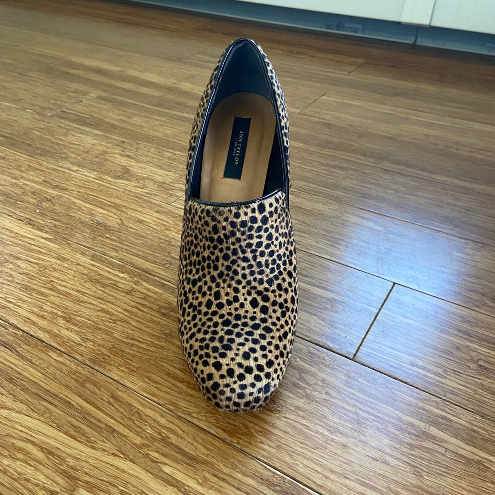 Cheetah print pumps